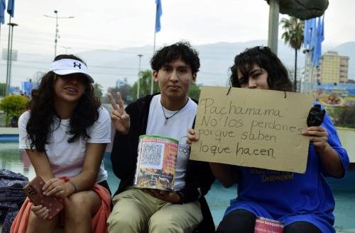 Marcha contra los incendios